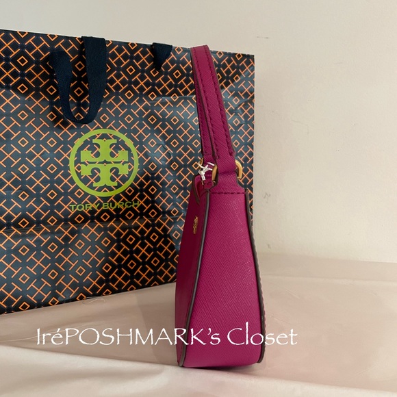 NWT Tory Burch Emerson Saffiano Leather Mini Bag in Pink 150258 - Final price - Picture 5 of 7